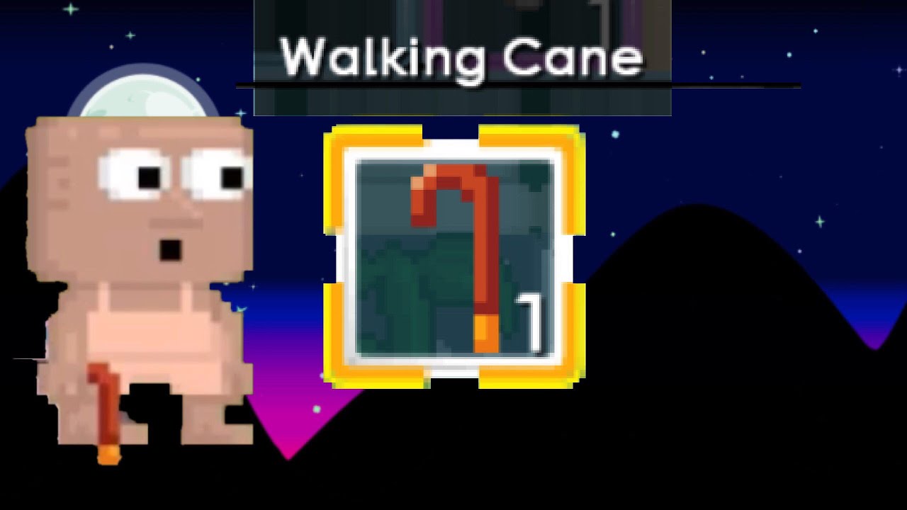 NEW WALKING CANE!! SUBSCRIBER ITEM! Growtopia YouTube