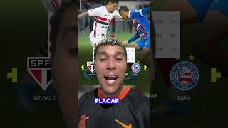 😱Que São Paulo deixou escapar a vitória dentro do Morumbis😱#brasileirão #saopaulo #bahia