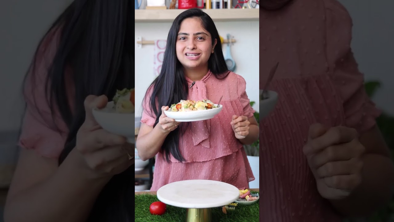 special colourfull pasta at home 