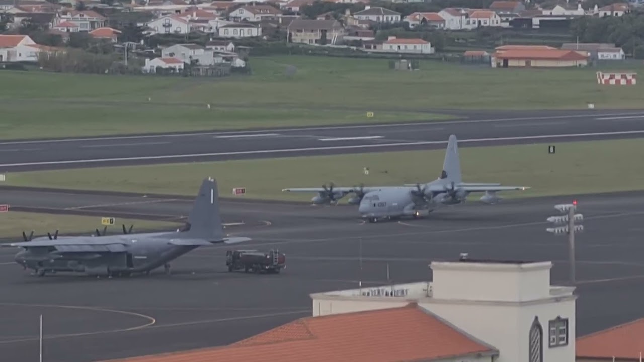 2 KC-130J Hercules take of from Terceira  05/03/2026