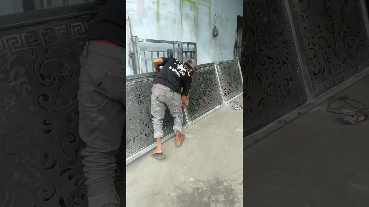 pager minimalis sinar cuting