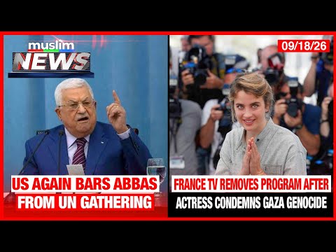 France TV Removes Program After Actress Condemns Gaza Genocide | Muslim News | Sept 18, 2026
