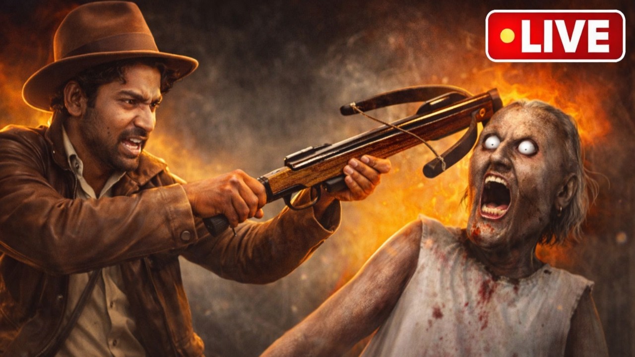 LIVE...! GRANNY IS TERRIFIED! 😱 I Hit Her With a Crossbow  🔥 | Horror Gameplay @bhaisensei