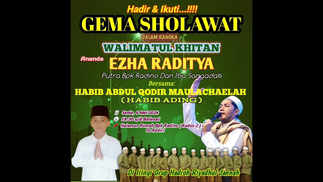 [LIVE] WALIMATUL KHITAN 