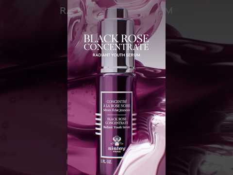 NEWNESS || Black Rose Concentrate Radiant Youth Serum: a fresh-activated mix to defy aging & glow.