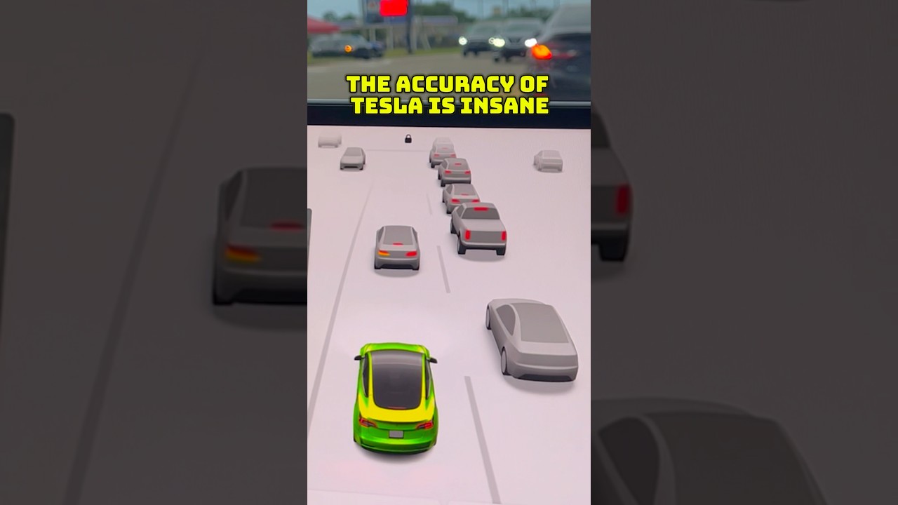 Tesla can precisely detect turn signals of other cars 🚘 