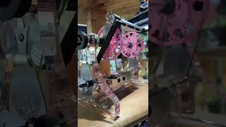 quick look at gorgeous cotton candy pink Ghost spinning wheel #spinningwheel #spinning #autowinder
