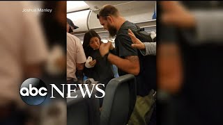 2 families outraged after incident with service dog on flight screenshot 3