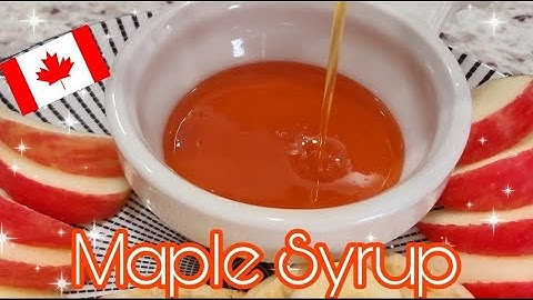 Easy Homemade Maple Syrup/Pancake Syrup/Golden Syrup/3 ingredients  Syrup Recipe By I Cook You Eat