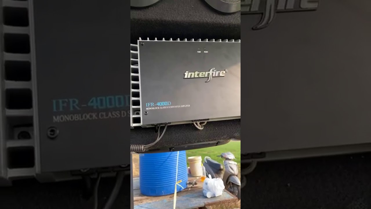 Interfire mono woofer pioneer d4 speaker 🔈 Rockford.. YouTube