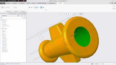 PTC Creo:: 3D Surface Modeling || Blend || Datum Shifting || Merge