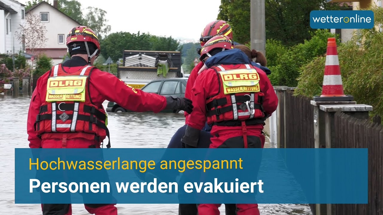 BR24live: Wetter Update am Mittag - Hochwasser in Bayern