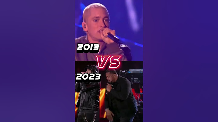 Eminem - (Rap God) - 2013 Vs 2023 #edit #rap