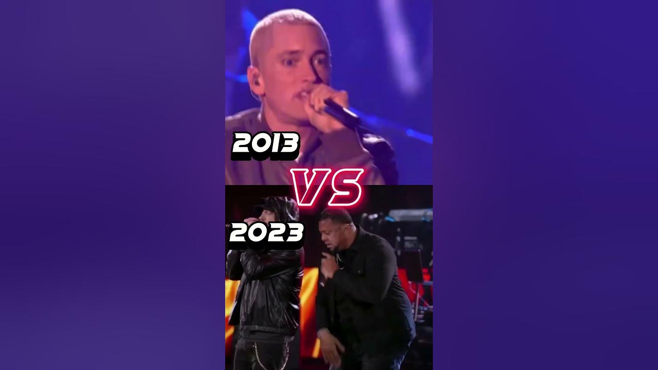 Eminem - (Rap God) - 2013 Vs 2023 #edit #rap Eminem - (Rap God) - 2013 Vs 2023 #edit #rap