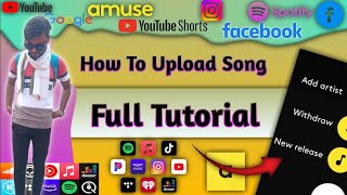Amuse Song Upload Full Tutorial | How To upload song on Amuse | Song Upload कैसे करें 2023 screenshot 3