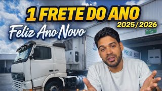 PRIMEIRO FRETE DE 2026 🚛  2025 foi difícil… mas 2026 promete