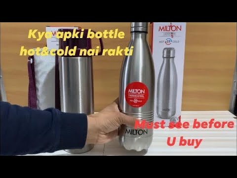 Milton Thermosteel 500 ml Water Bottle Keeps Hot & Cold For Long