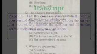 Listening Barron's toeic Test 4 - Part 2 (Có đáp án + Transcripts)