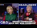 Israeli comedians ruthlessly mock bbc for reporting of hospital bombing  daily mail