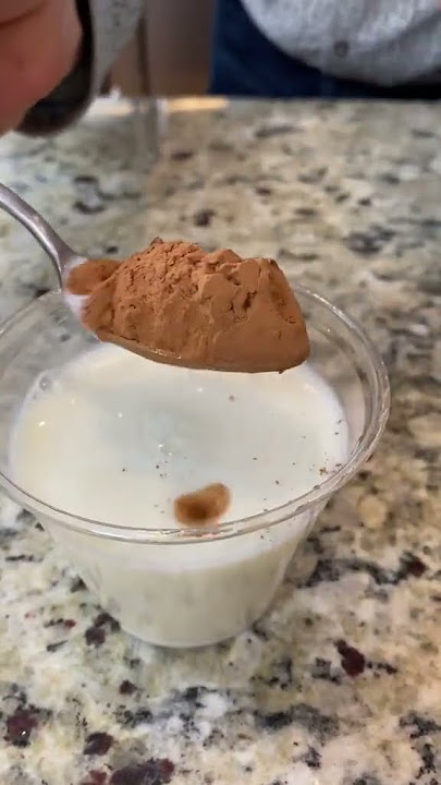 Incredible One Touch Cocoa Milk Reveal