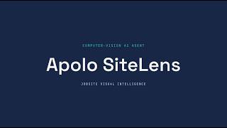 Apolo SiteLens: Jobsite AI Photo Intelligence for Construction