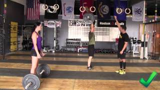 Thrusters - Crossfit BNI Competition Standards