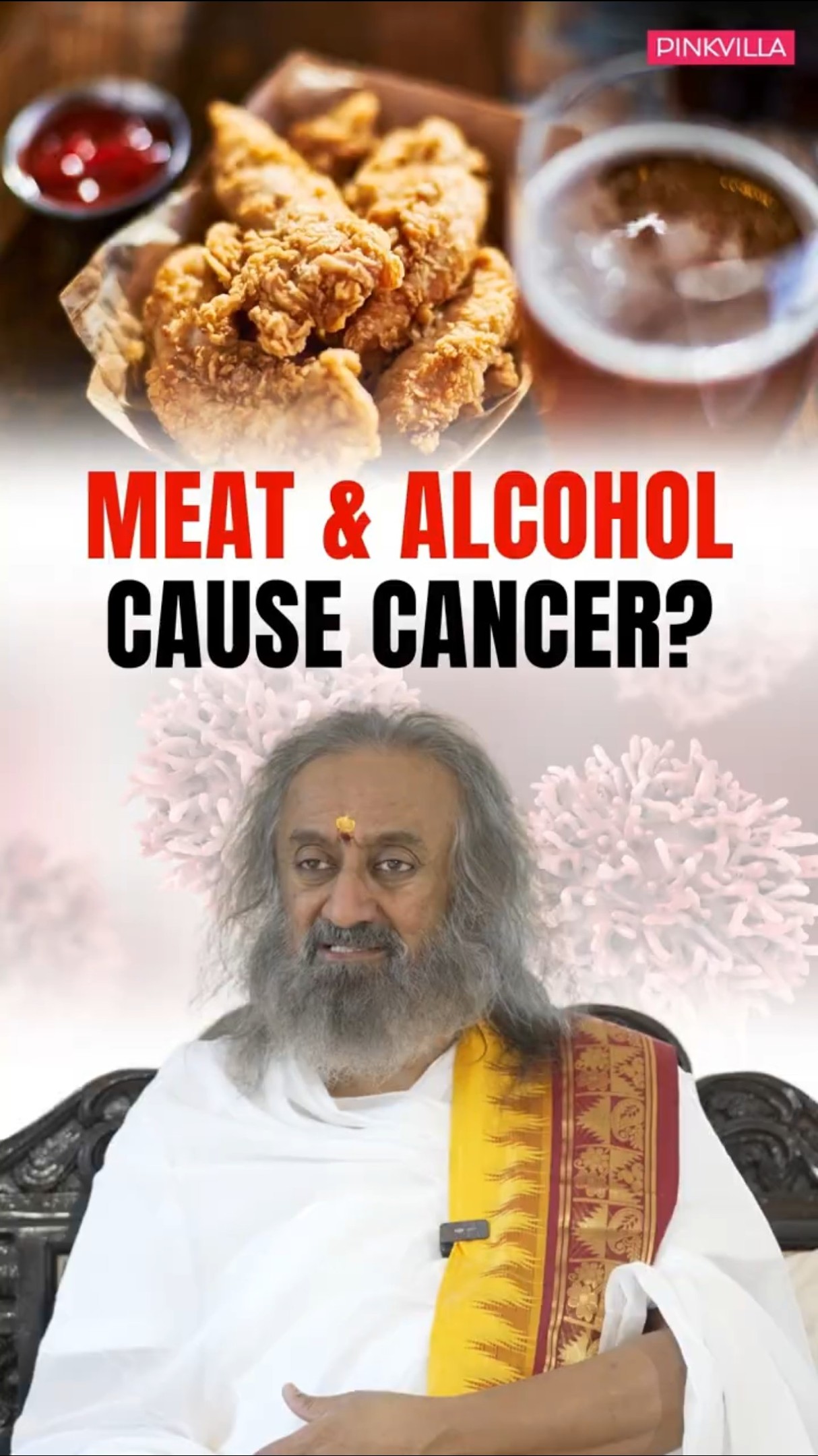 Alcohol \u0026 Meat Causes CANCER, Says Gurudev Sri Sri Ravi Shankar | #shorts #cancer #health
