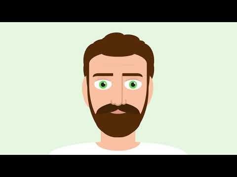 Drawing a man's face with HTML and CSS