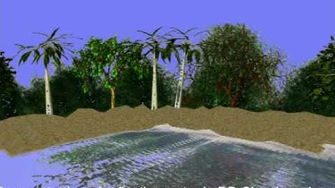 DarkBASIC Classic reflective water