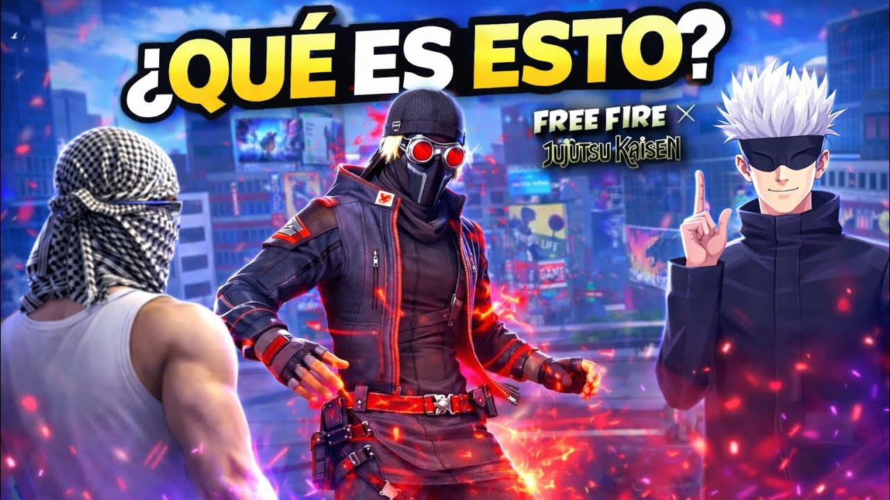 Como Usar el NUEVO Personaje en Free fire - Jujutsu Keisen