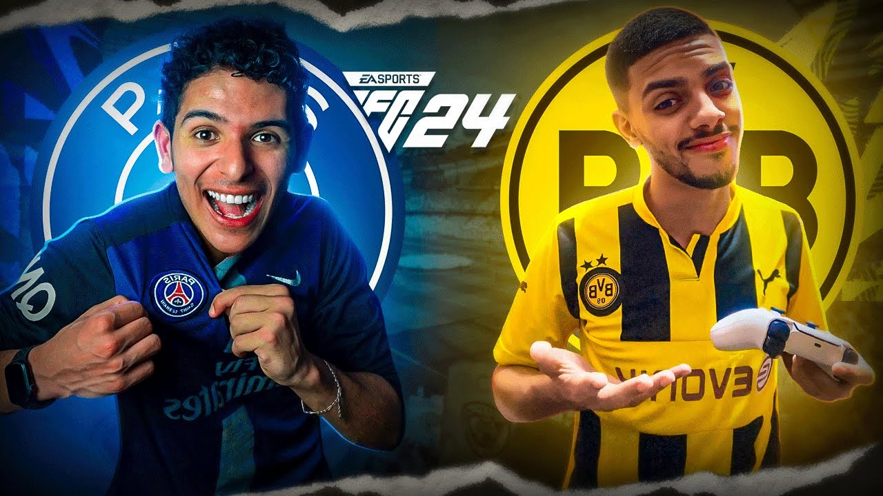 مباراة باريس سان جيرمان ضد دورتموند مع @MehdiHilm 🎮🔥 | FC 24