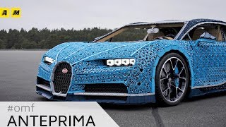 1:1 scale LEGO Bugatti Chiron | Electric, can reach 30 km/h!