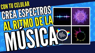 COMO hacer un ESPECTRO de audio AL RITMO de la MUSICA con el celular screenshot 4