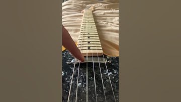 Guess which string s out of of tune. (Actually impossible) #shorts #rending #guitar #video #strings￼