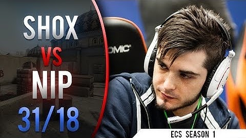 CS GO POV G2 shox vs NiP dust2 @ ECS Season 1