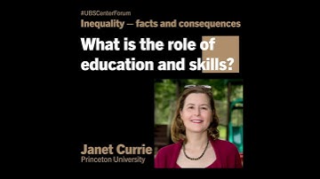 What is the role of education and skills? | Rethinking inequalities