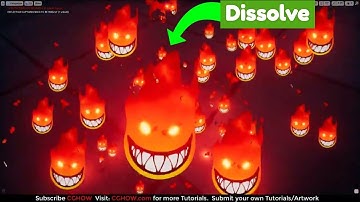 Dissolving Flame Head Material in Unreal Engine