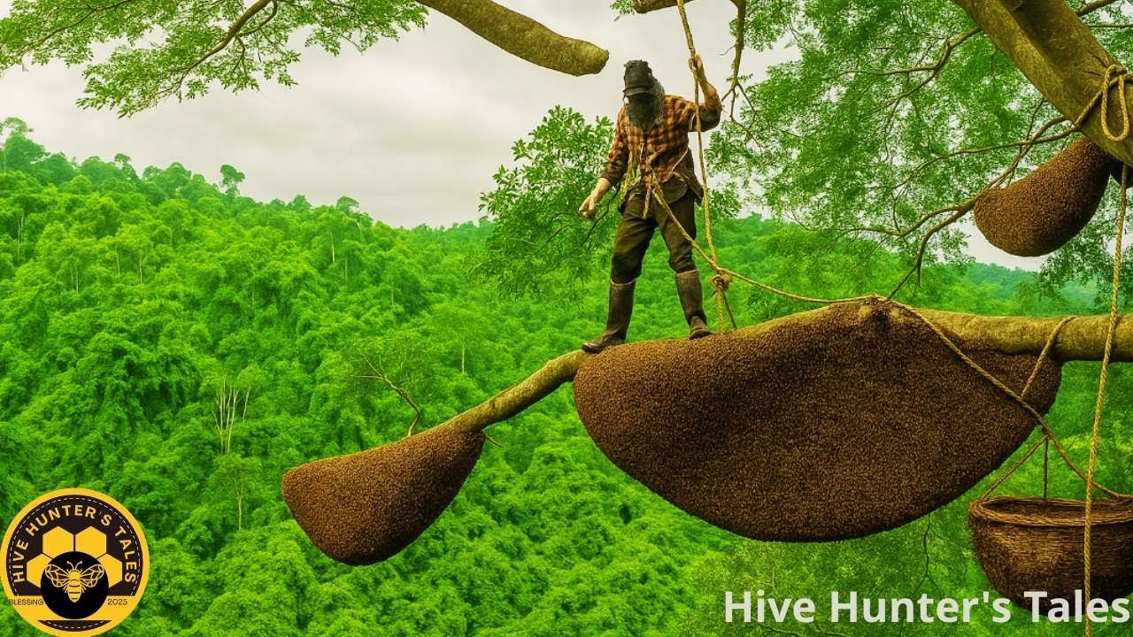 Открытие эпической охоты за медом в джунглях: 100-метровый подъем ради сбора 3 диких сот
