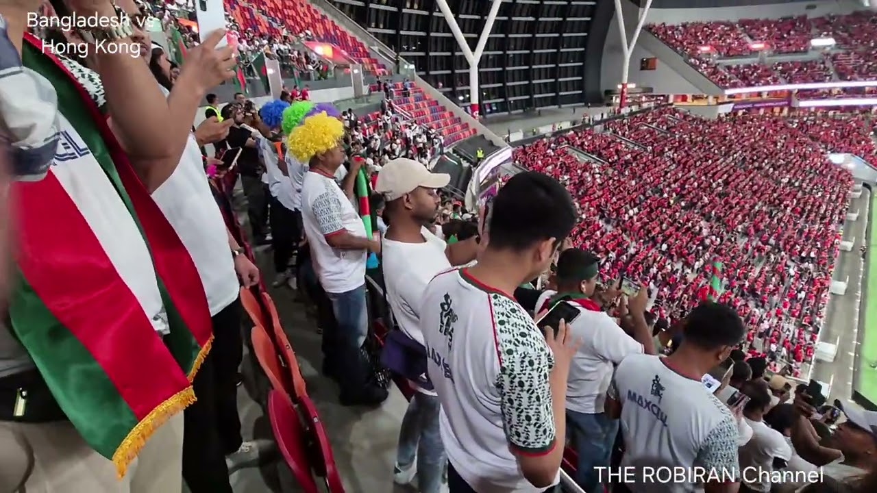 Bangladesh-Hong Kong , বাংলাদেশ -হংকং, Kai Tak Stadium, Hong Kong. Football Asian Cup 2025.