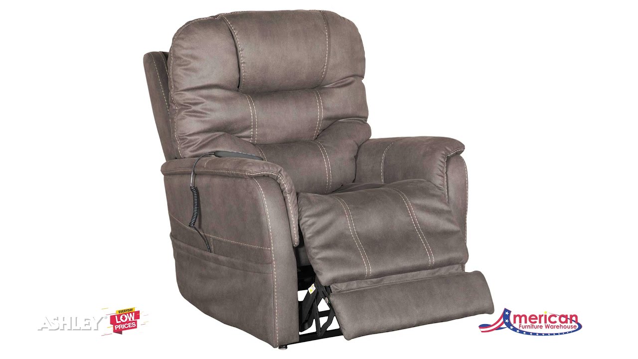 Signature Design by Ashley Ballister 21604-12 Power Lift Recliner with  Power Adjustable Lumbar and Headrest, Furniture and ApplianceMart