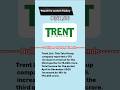 Trent Ltd share letest news| Stock to watch today | Bullbear Market Trends