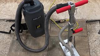 AIRLIFT (one-man) vacuum lifter - Making Hard Work Easier -- Pave Tech / Probst