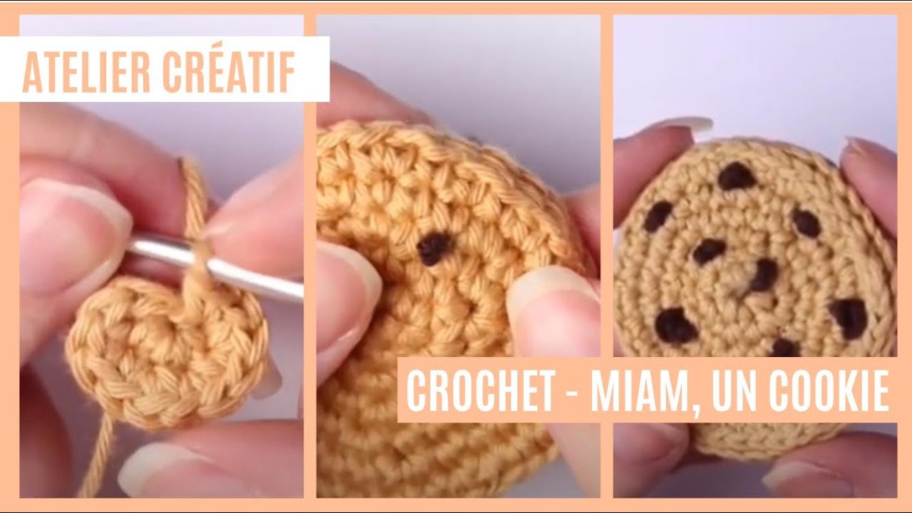 Atelier créatif : Crochet - Miam, un cookie