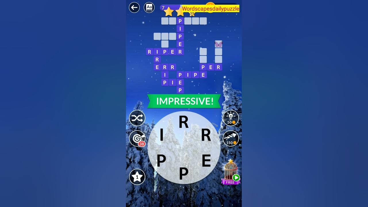 WORDSCAPES Daily Puzzle December 7, 2023 YouTube