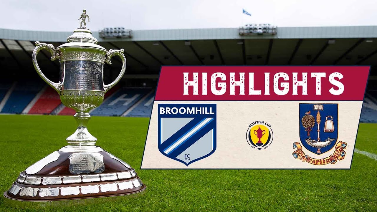 HIGHLIGHTS  | Broomhill 6-0 Glasgow University  | Scottish Cup 2021 22 First Round