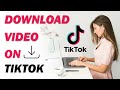 Jinsi ya Ku-Download Video Katika Tiktok | Without Watermark