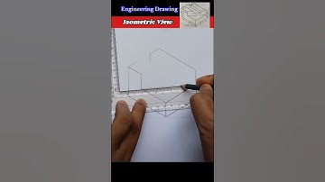 Engineering Drawing Isometric View using Drafter #shorts #engineeringdrawing #drawing #3d