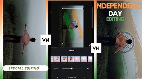 15 August Video Editing Tutorial In VN App |How To independence day Video Editing