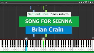 Brian Crain - "Piano Lessons" SONG FOR SIENNA - Piano Tutorial HD chords