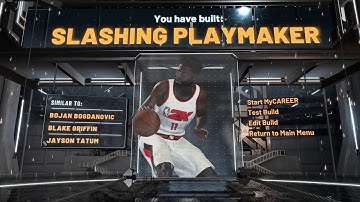 Slashing Playmaking 4 build NBA 2K20